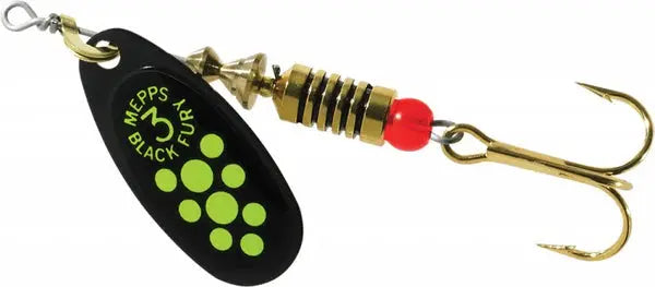 Mepps Black Fury In-Line Chartreuse Mepps