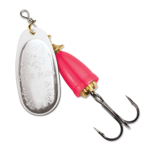 Blue Fox Vibrax Silver/Hot Pink