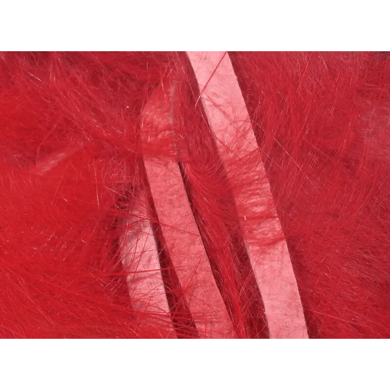 Hareline Micro Rabbit Strips - Red #310 Hareline Dubbin