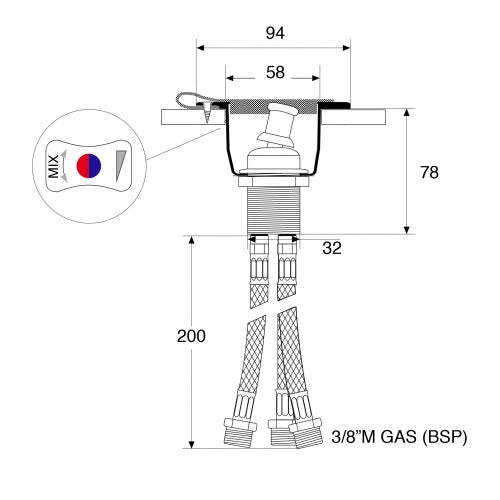 Barka MR2010 Shower Faucet 03.26.90110