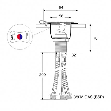 Barka MR2010 Shower Faucet 03.26.90110