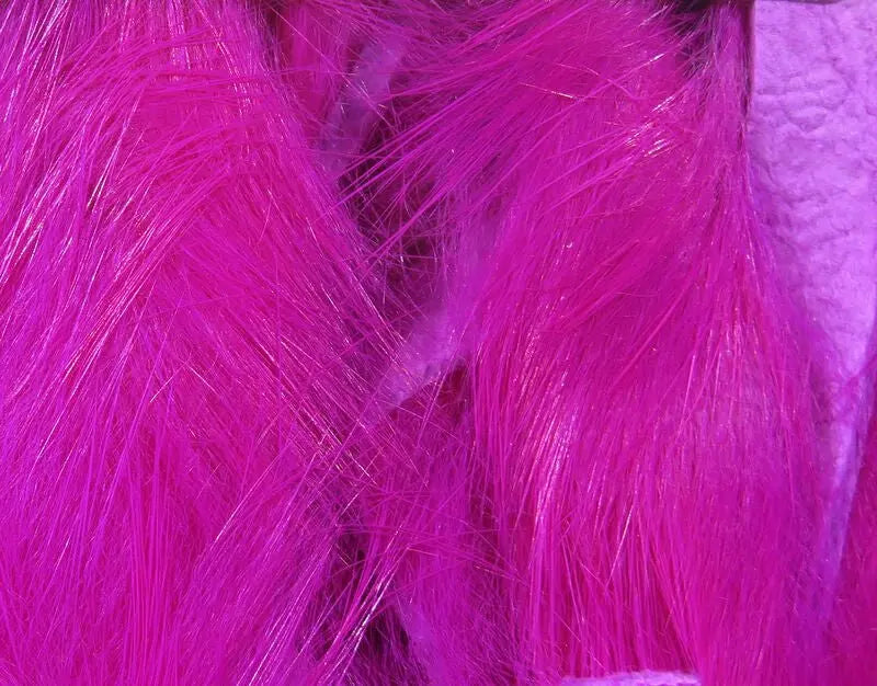 Hareline Magnum Rabbit Strips - Fl Fuchsia #131 Hareline Dubbin