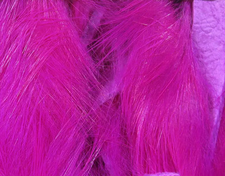 Hareline Magnum Rabbit Strips - Fl Fuchsia #131 Hareline Dubbin