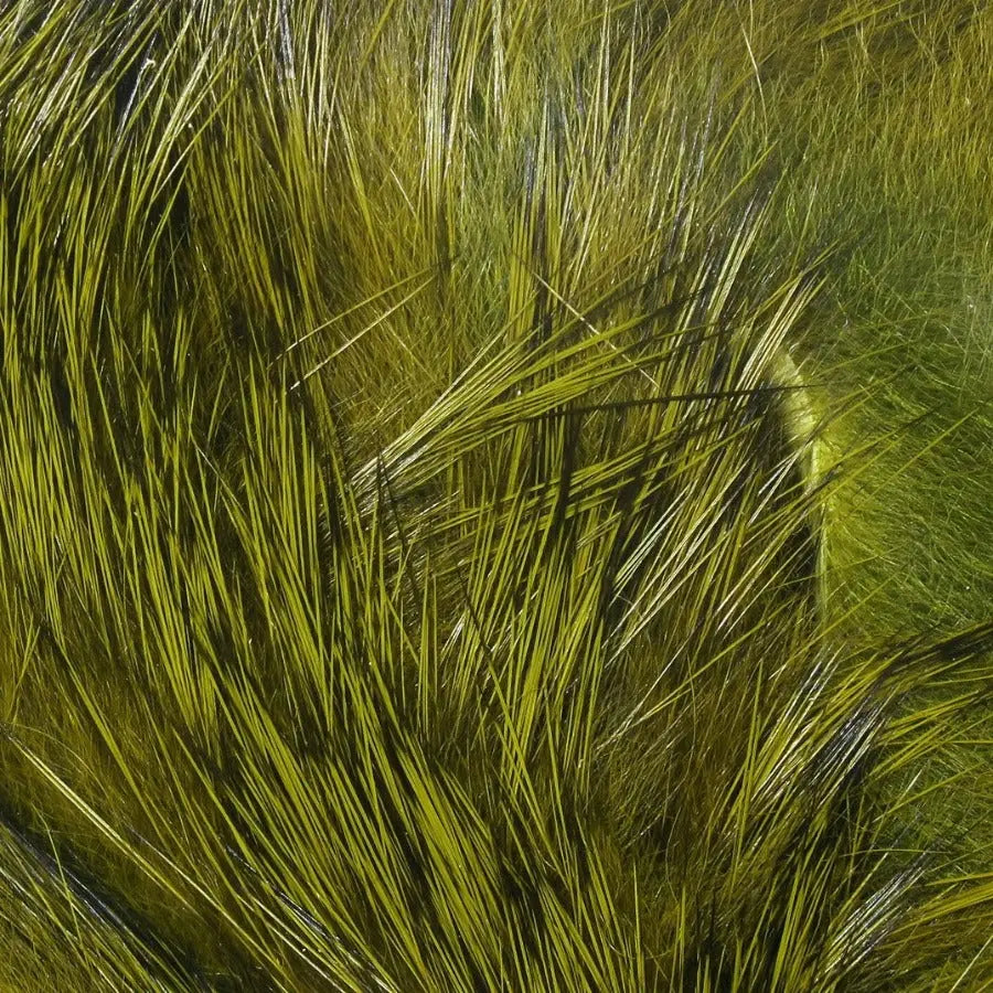 Hareline Magnum Rabbit Strips - Olive Variant #270 Hareline Dubbin