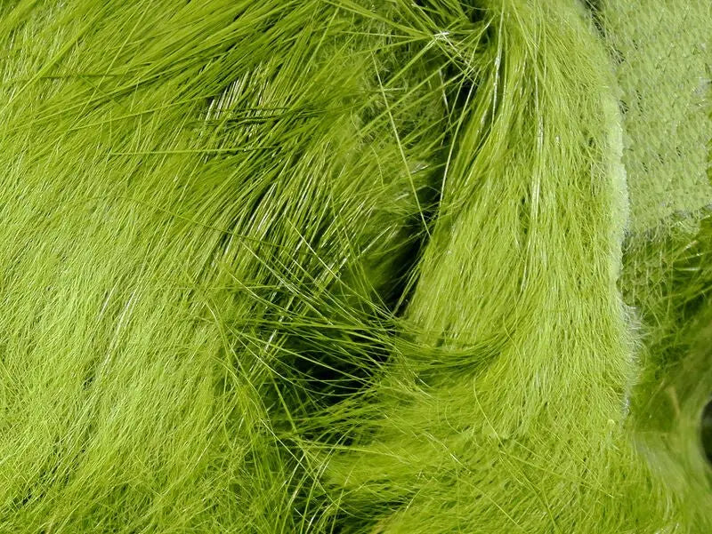 Hareline Magnum Rabbit Strips - Green Olive #49 Hareline Dubbin