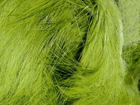 Hareline Magnum Rabbit Strips - Green Olive #49 Hareline Dubbin