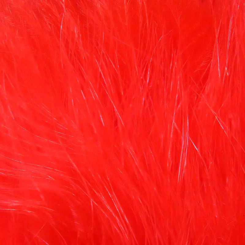Hareline Marabou Strung Blood Quills - Fl Red #139 Hareline Dubbin