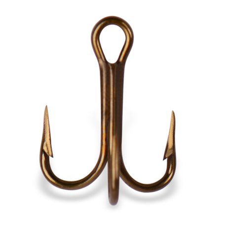 Mustad 3551 Treble Hooks - Bronze