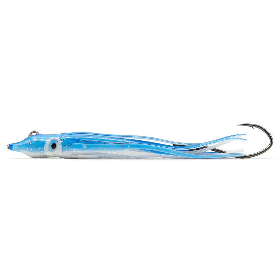 Mustad Addicted Setback Hootchie - Blue/White - 1/2oz