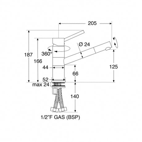 Barka MY1820 Mixer Faucet MY1820