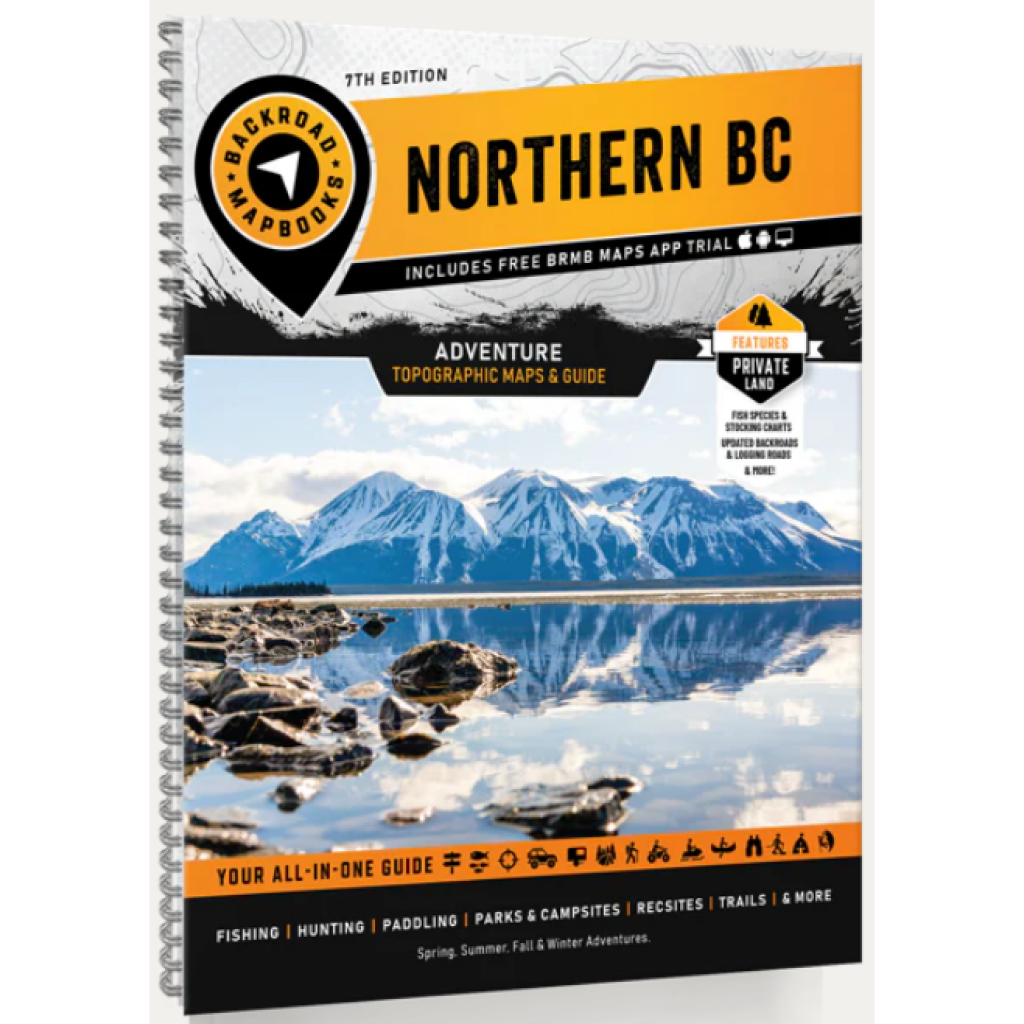 Northern BC Mapbook Adventure Book 978-1-989175-17-0
