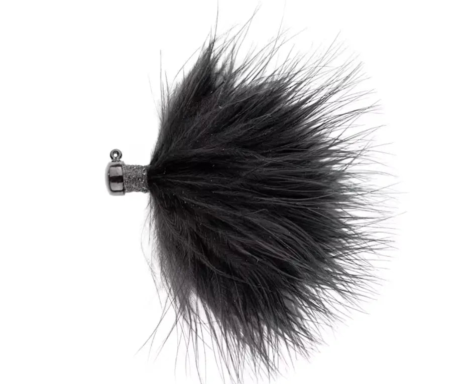 Northland Marabou Jig Black 2pk Northland