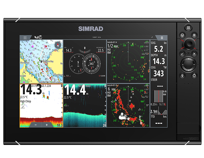 Simrad NSS 12 Evo 3S Chartplotter & Fishfinder