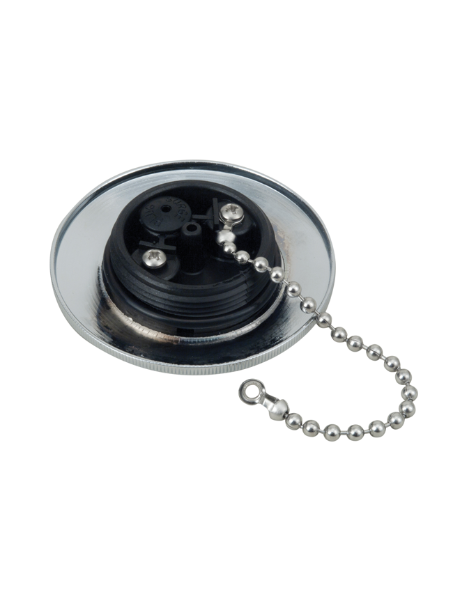 Perko - Vented Fill for 1-1/2" Hose - Angled Neck 540-DPG-CHR