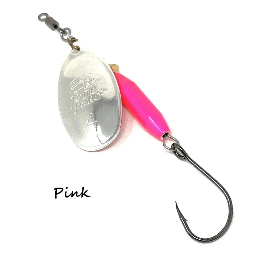 Prime Lures "Clean Up Crew" Weighted Spinner - Pink/Silver Prime Lures