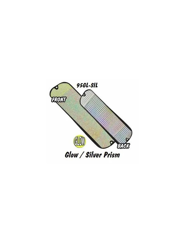 Oki Big Shooter Flasher - Black Glow with Silver Prism OBS-95GL-SIL