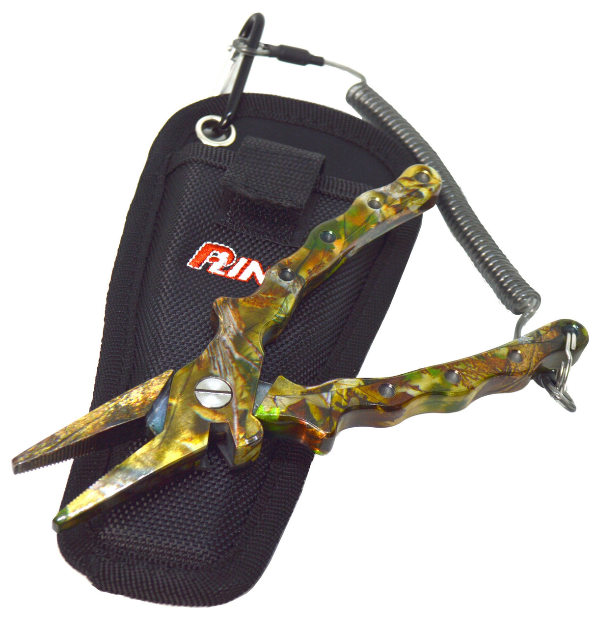 P-Line Aluminum Side Cut Fishing Pliers - RealTree Camo