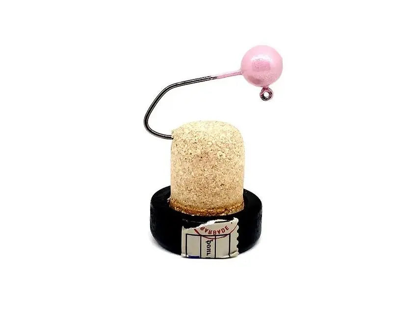 Jig Geek Jig Head Pearl Pink 12JH-PP - 1/2oz with 3/0 Hook 4pk