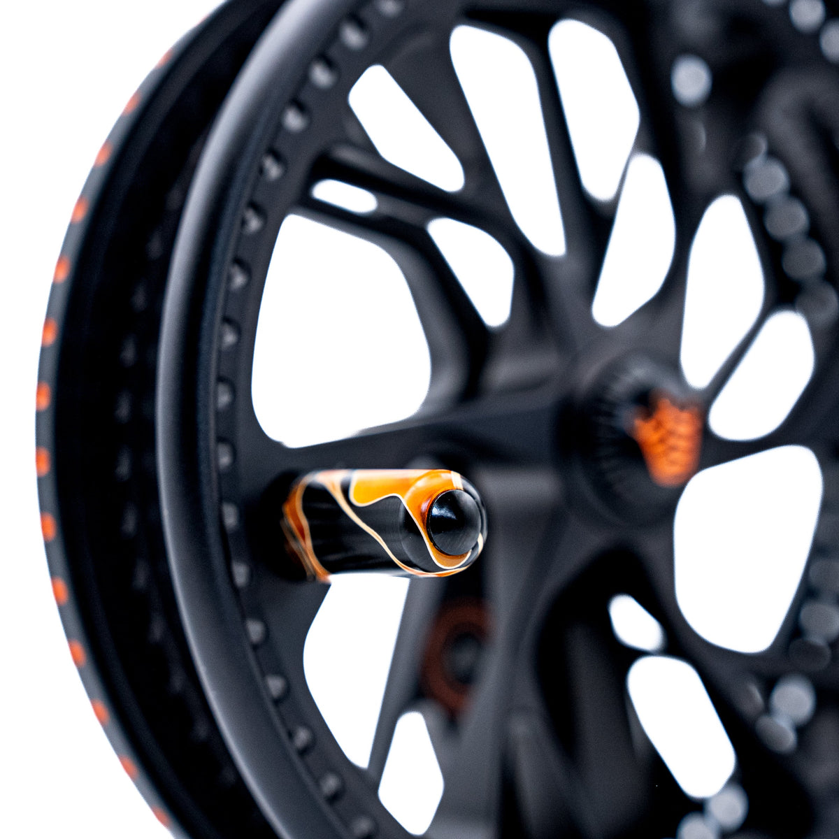 Kingpin Zodiac 500 Special Edition Centrepin Reel - Black With Orange