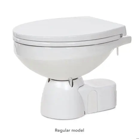 Jabsco Quiet Flush E2 Electric Toilet - 12V Regular Bowl, Raw Water Flush