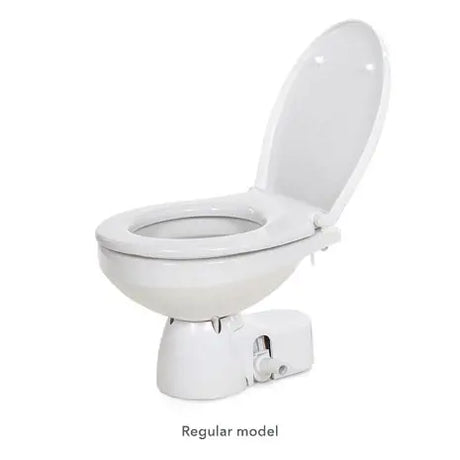 Jabsco Quiet Flush E2 Electric Toilet - 12V Regular Bowl, Raw Water Flush