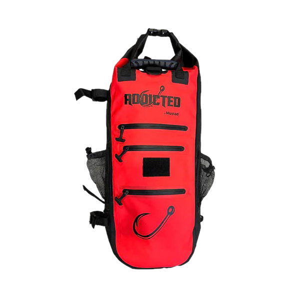 Mustad Addicted Fishing Chrome Hunter 40L BackPack - Red