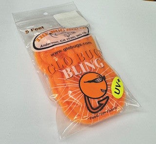 Glo Bugs Bling Yarn - Dark Roe 5'