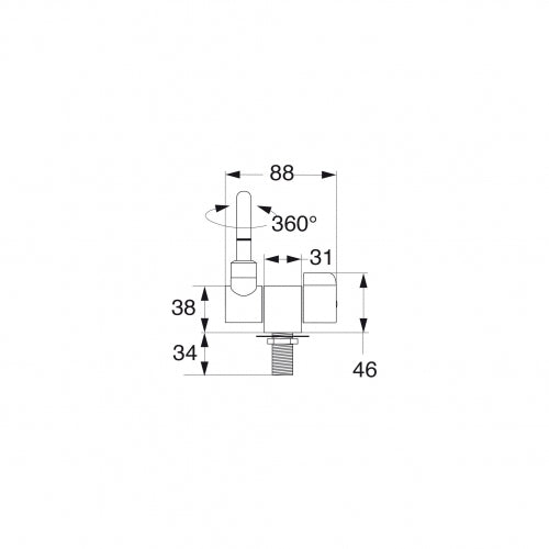 Barka RR4600 Single Lever Tap RR4600