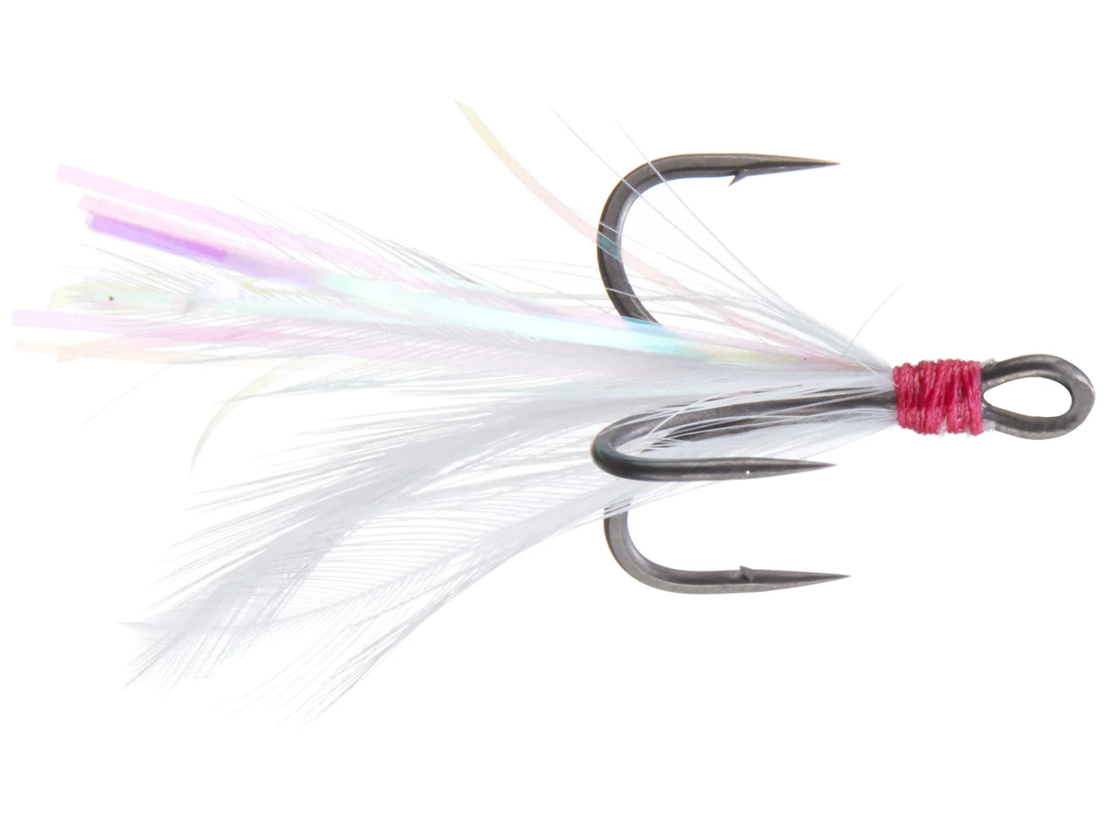 Gamakatsu G-Finesse Feathered Treble MH - White