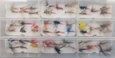 South Bend Fly Kit - 50 Assorted Flies with Case South Bend