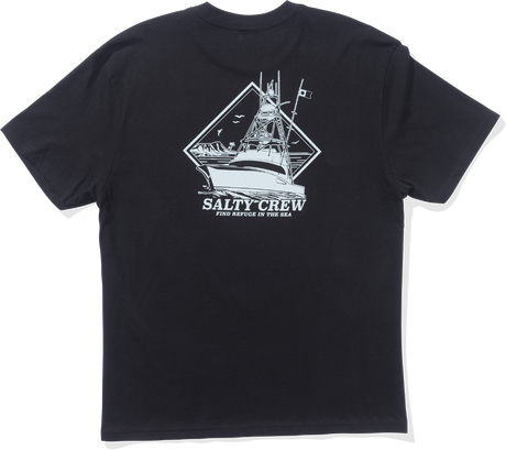 Salty Crew Vessel Classic Tee Black - S