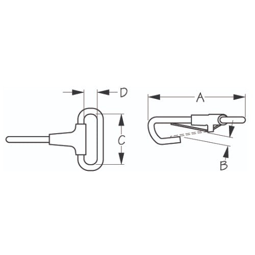 Seadog - Spring Snap Stainless 139896-1