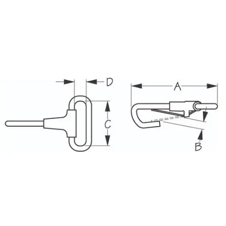 Seadog - Spring Snap Stainless 139896-1
