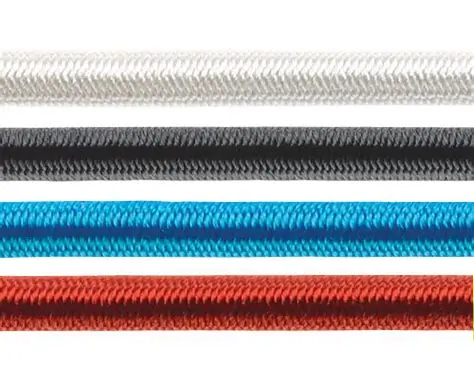 Multi-Color Shock Cord – Assorted Sizes - 45748 - White