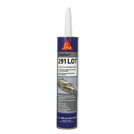 Sikaflex 291 LOT Slow Cure Marine Adhesive & Sealant 300ml White Cartridge