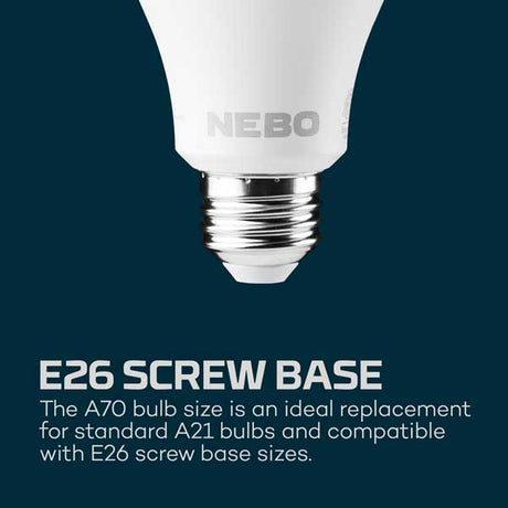 Nebo Emergency BLACKOUT Back up Bulb - 2 Pack