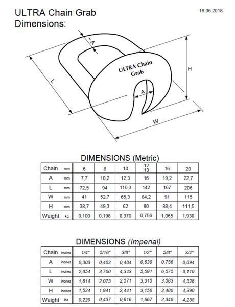 ULTRA Chain Grab - 8mm