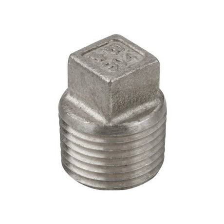 Stainless Steel Pipe Plug - 1 1/2"