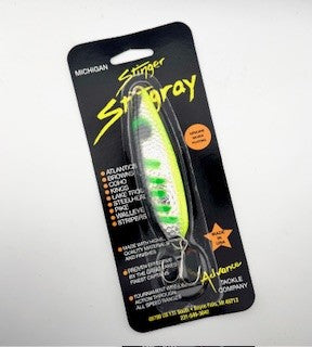 Stinger S-NSH336 Stingray - Silver Hammered Chart Alewife 4.25"