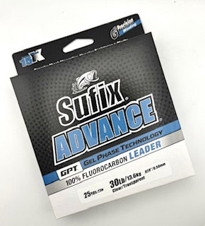 SUFIX ADVANCE FLOUROCARBON LEADER 25yds