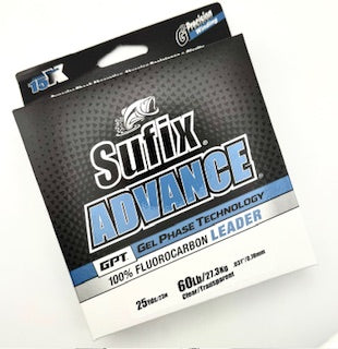 SUFIX ADVANCE FLOUROCARBON LEADER 25yds