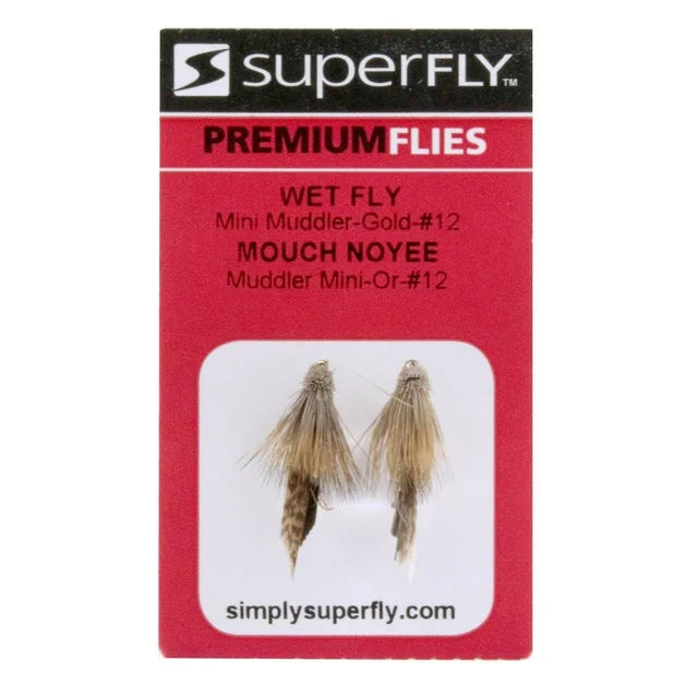 Superfly FLY6253-12P - Mini Muddler Gold #12