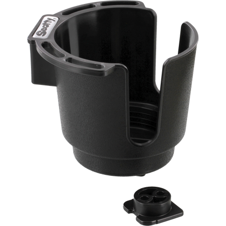 Scotty 310-BK Black Cup Holder with Bulkhead / Gunnel Mount