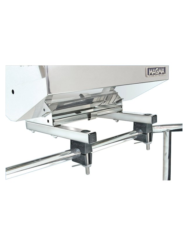 Magma BBQ Mount Dual Extended Horizontal Round Rail T10-680
