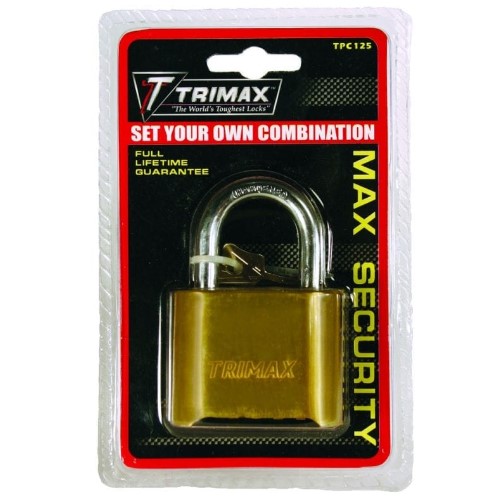 Trimax Re-settable Combination Padlock