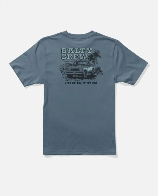 Truck Stop Boys Tee - Slate Salty Crew