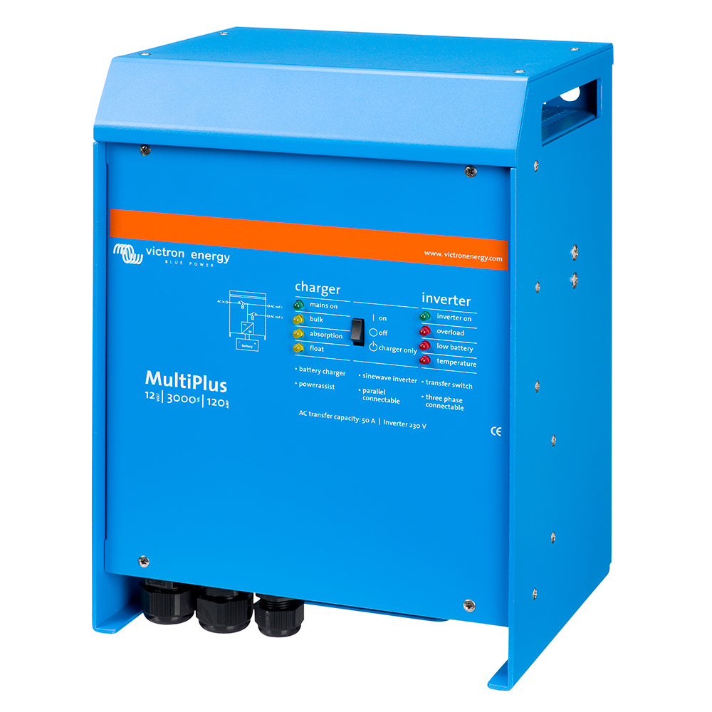 MultiPlus Inverter/Charger 12V DC 3000W, 120A Charger, 50A Switch PMP122301102