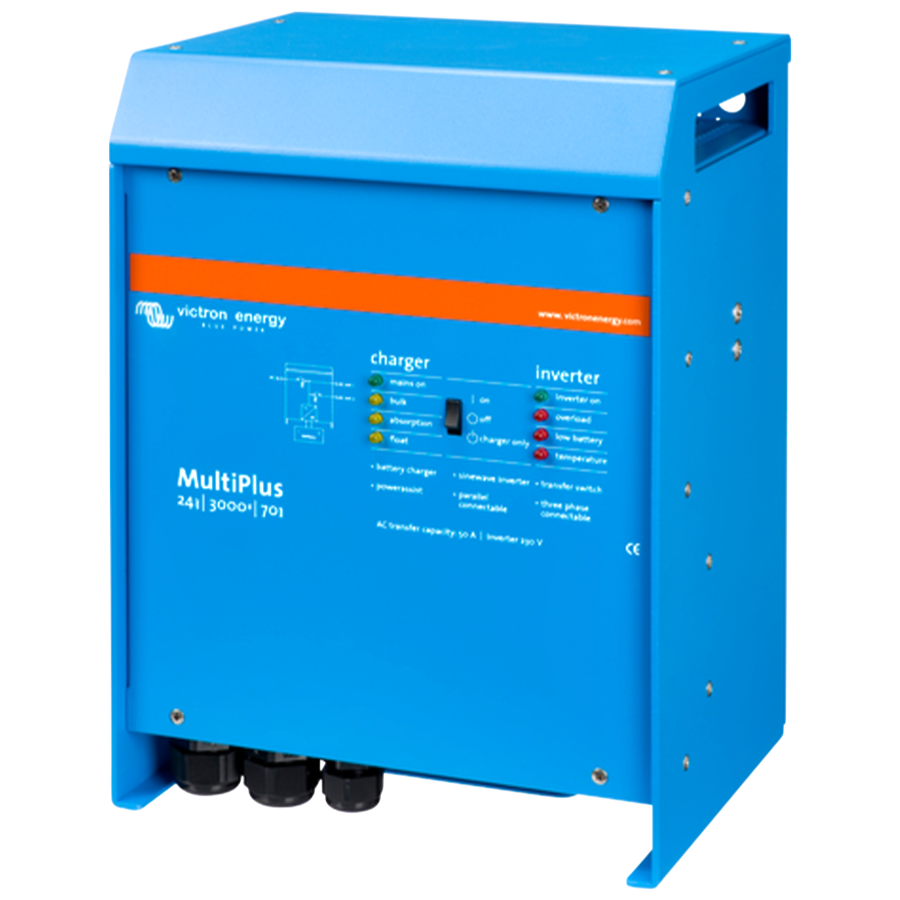 MultiPlus Inverter/Charger 12V DC 3000W, 120A Charger, 50A Switch PMP122301102