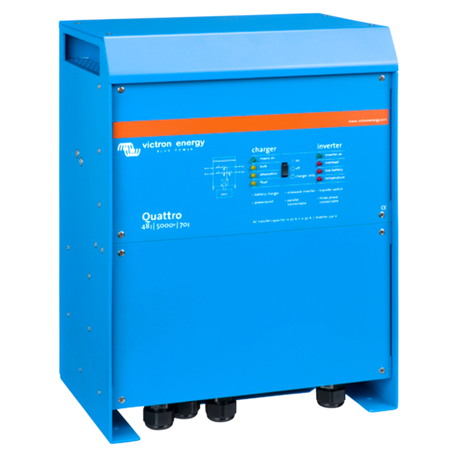 Quattro Inverter/Charger QUA125021100 - 70AMP Battery Charger - Stackable