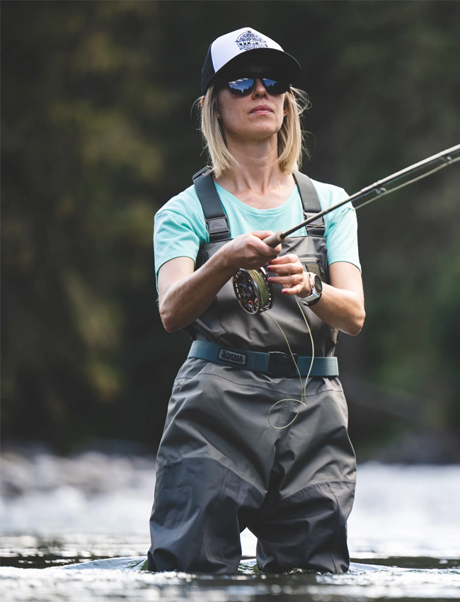 Simms Women's Tributary Waders - Stockingfoot - Basalt 13616-1034-30 - M 8-9